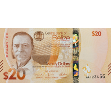 (150) ** PNew (PN76) Belize - 20 Dollars (1975)